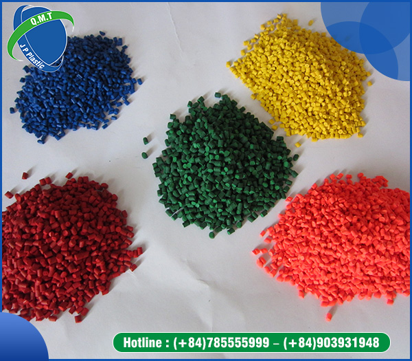 Color recycled PP pellet